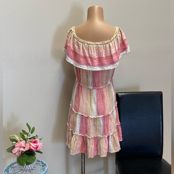 Blue Island off-shoulder dress - Picture 3 of 5